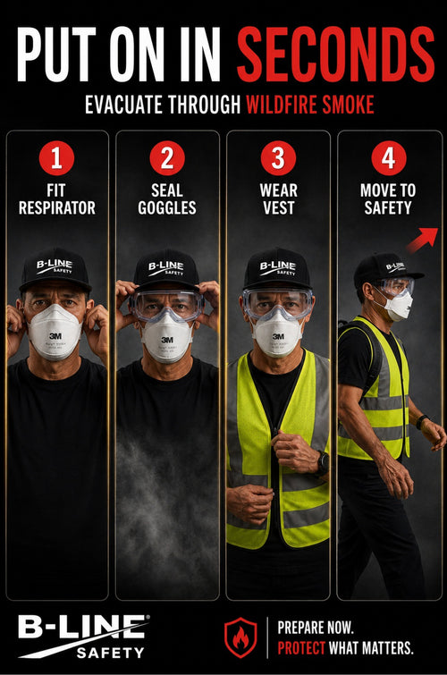 B-Line Safety Wildfire Smoke Evacuation Kit